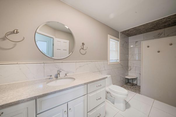 Bathroom, Interior, Marble Walls