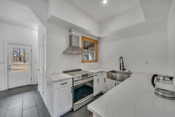 Interior, Kitchen, Recessed Lighting, Stainless Steel Appliances