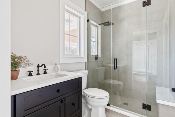 Bathroom, Glass Shower, Interior