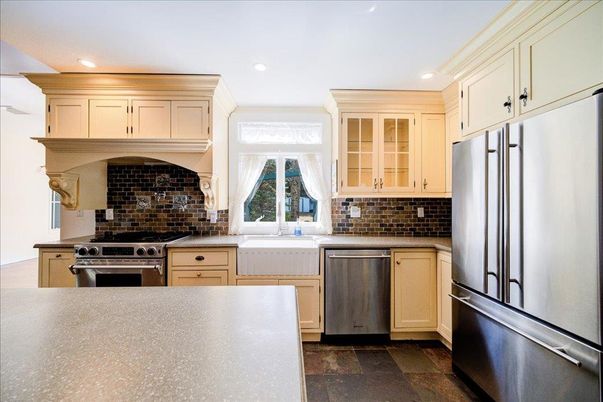 Interior, Kitchen, Recessed Lighting, Stainless Steel Appliances