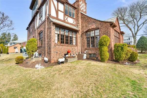 Exterior, Facade, Brick Facade, Tudor Revival