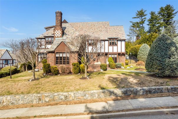 Exterior, Facade, Brick Facade, Tudor Revival