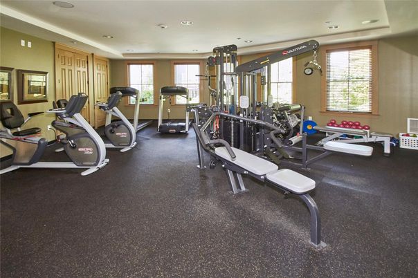 Fitness Equipment, Gym, Interior, Recessed Lighting