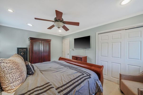 Bedroom, Interior, Recessed Lighting