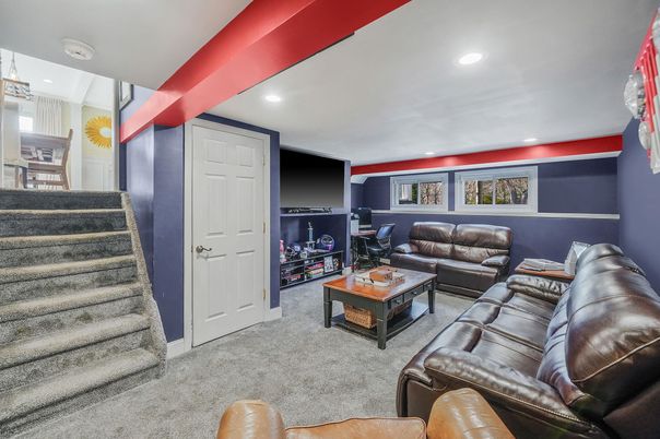 Interior, Living room, Recessed Lighting