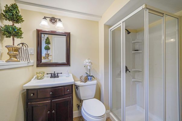 Bathroom, Glass Shower, Interior