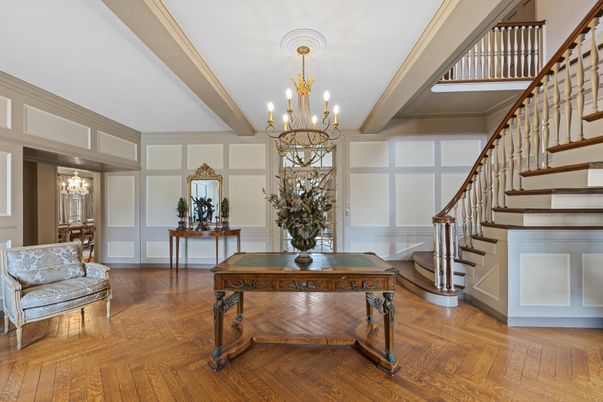 Chandelier, Interior, Wood Texture Flooring