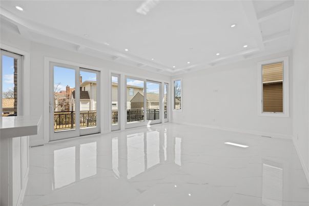 Empty room, Interior, Marble, Recessed Lighting
