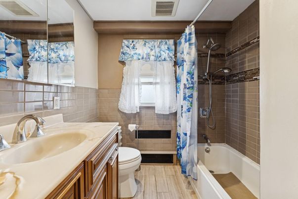 Bathroom, Interior, Wood Texture Flooring