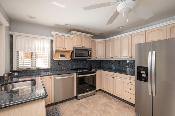 Interior, Kitchen, Recessed Lighting, Stainless Steel Appliances