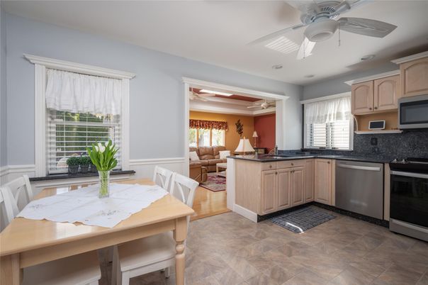 Dining room, Interior, Kitchen, Living room