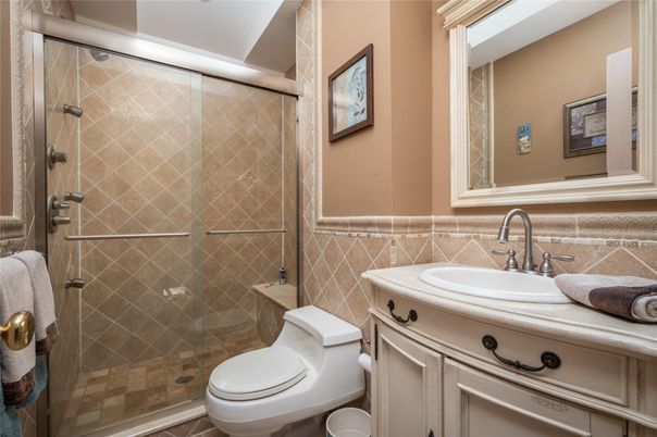 Bathroom, Glass Shower, Interior