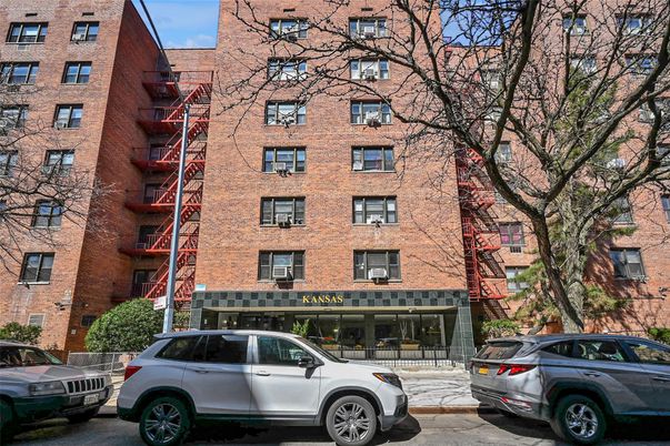 Exterior, Facade, Brick Facade, Condo Building