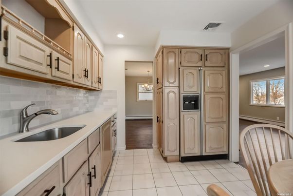 Chandelier, Interior, Kitchen, Recessed Lighting, Wood Texture Flooring
