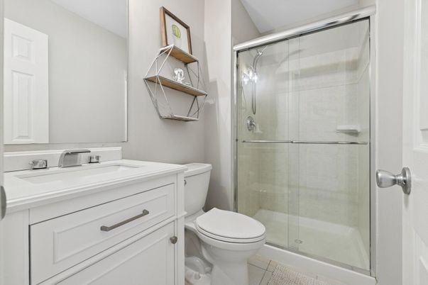 Bathroom, Glass Shower, Interior