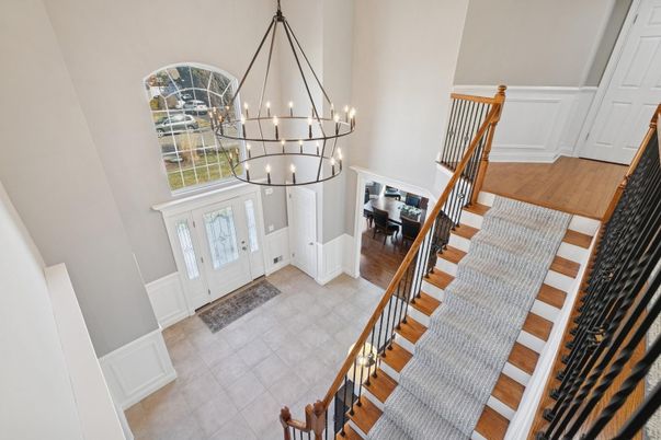 Chandelier, Interior, Pendant Lights, Wood Texture Flooring