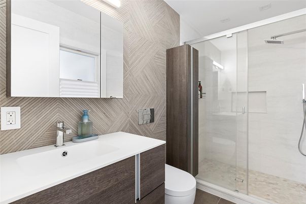 Bathroom, Glass Shower, Interior