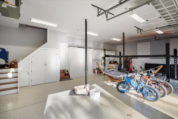Garage, Interior, Recessed Lighting