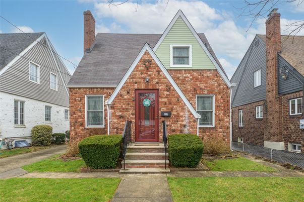 Exterior, Facade, Brick Facade, Tudor Revival