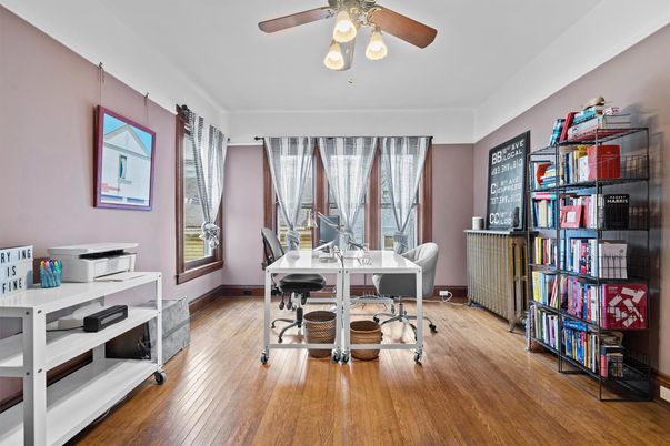 Home Office, Interior, Wood Texture Flooring