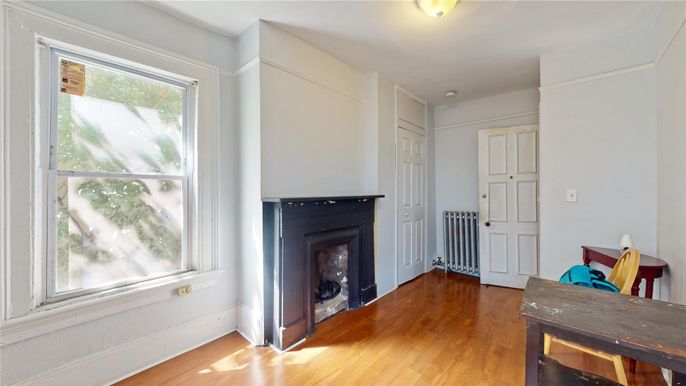 Fireplace, Interior, Wood Texture Flooring