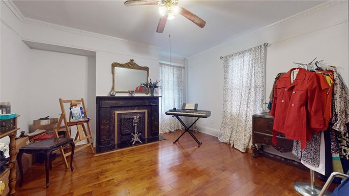 Fireplace, Interior, Wood Texture Flooring