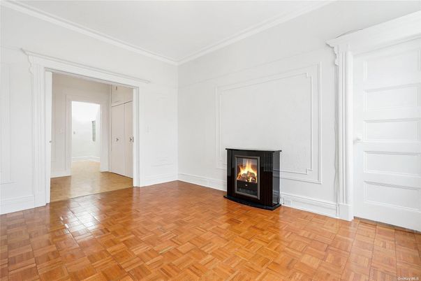 Empty room, Fireplace, Interior, Wood Texture Flooring