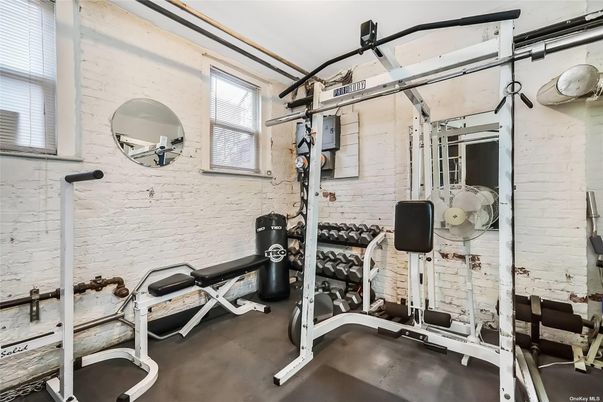Fitness Equipment, Interior, Stone Walls