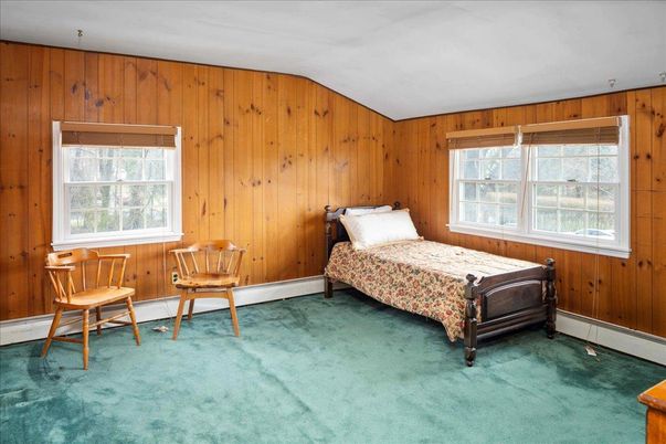 Bedroom, Interior, Wooden Walls