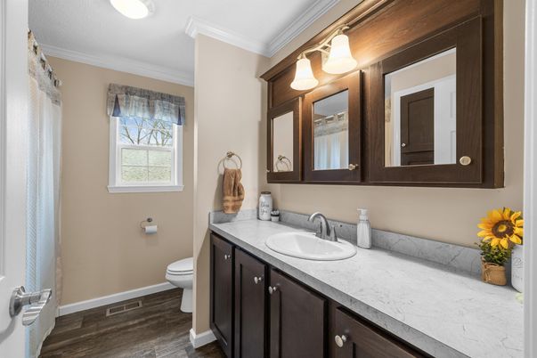 Bathroom, Interior, Wood Texture Flooring
