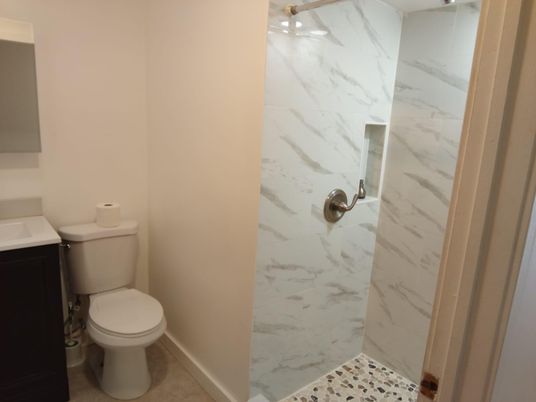 Bathroom, Interior, Marble Walls