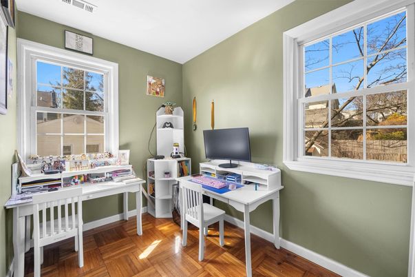Home Office, Interior, Wood Texture Flooring