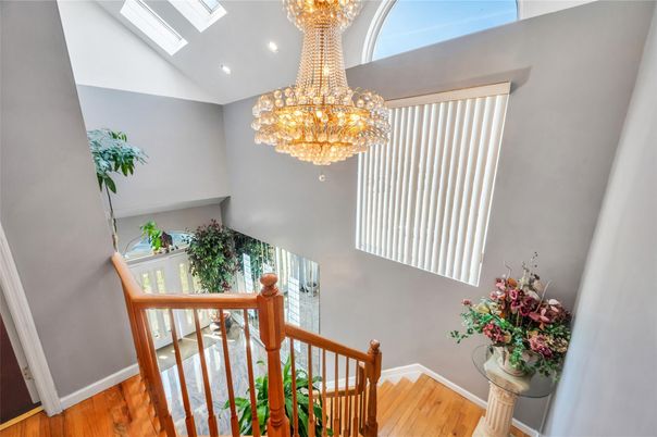Chandelier, Interior, Recessed Lighting, Wood Texture Flooring
