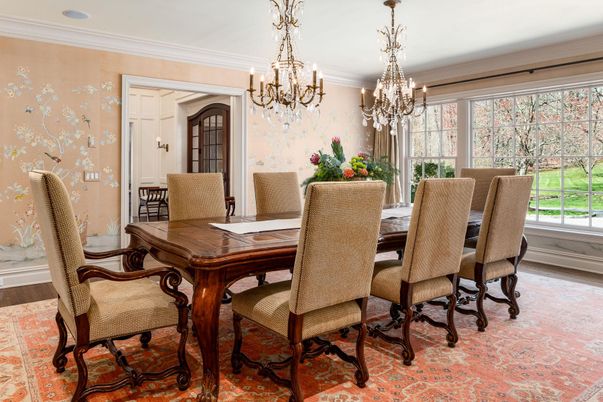 Chandelier, Dining room, Interior