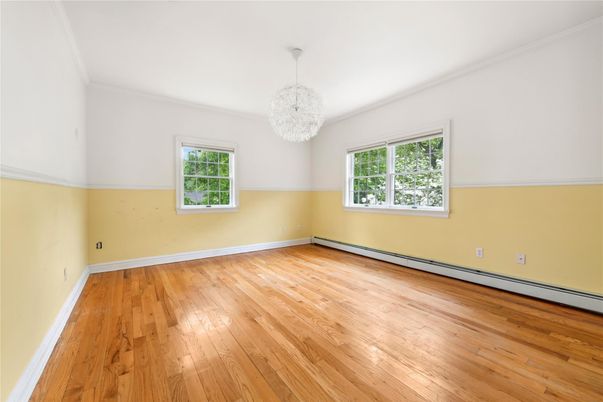 Chandelier, Empty room, Interior, Wood Texture Flooring