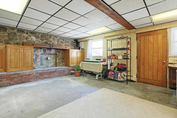 Interior, Stone Walls, Wooden Beams