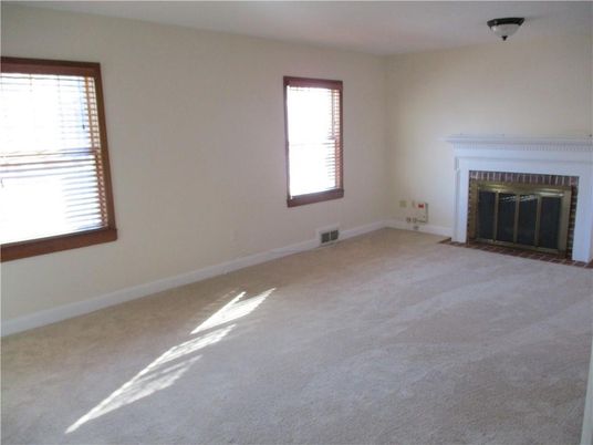 Empty room, Fireplace, Interior