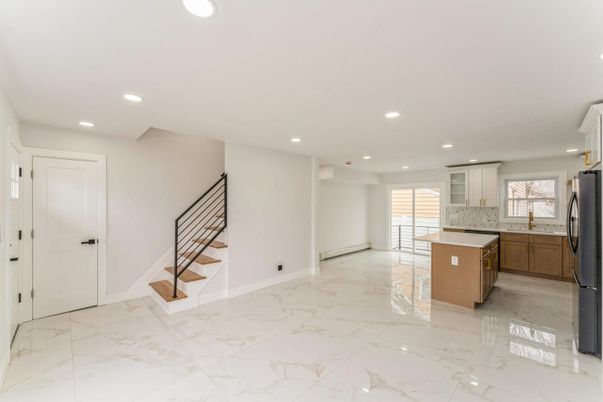 Interior, Kitchen, Marble, Recessed Lighting