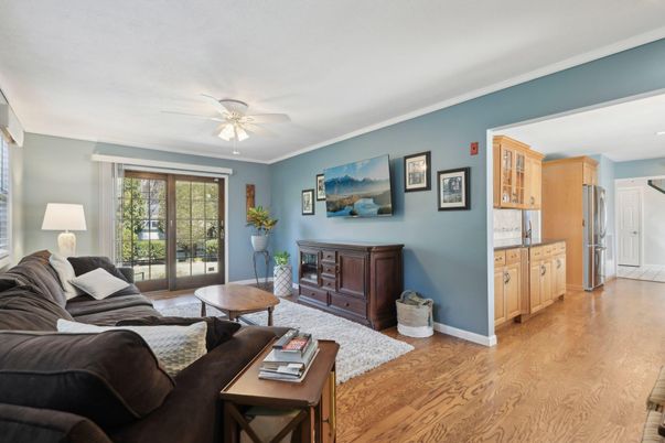Interior, Kitchen, Living room, Wood Texture Flooring