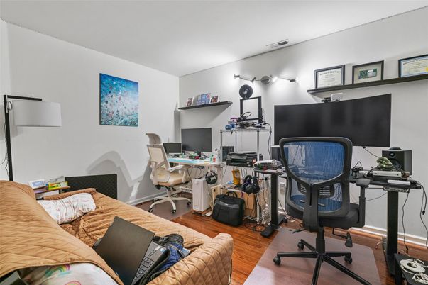 Home Office, Interior, Wood Texture Flooring