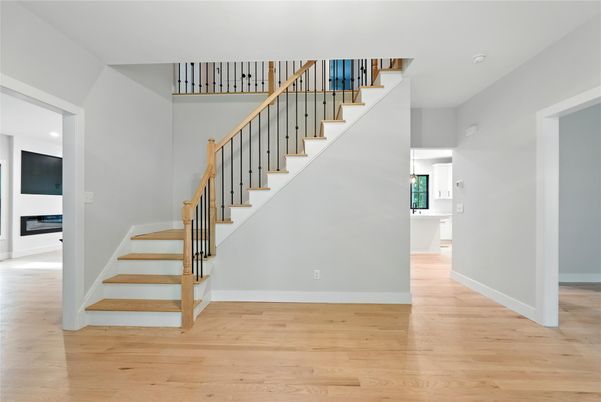 Fireplace, Interior, Wood Texture Flooring