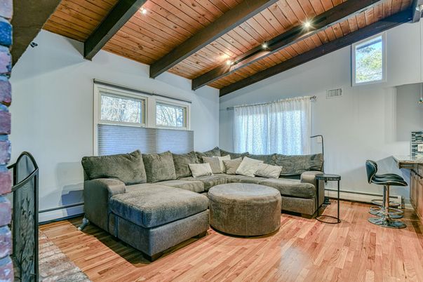 Interior, Living room, Wooden Beams, Wooden Ceilings, Wood Texture Flooring