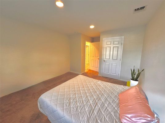 Bedroom, Interior, Recessed Lighting