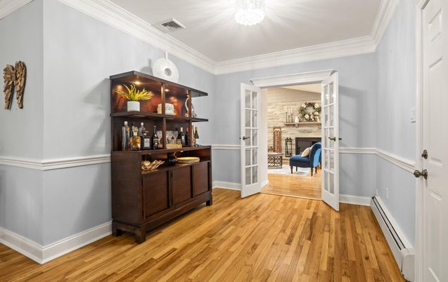 Fireplace, Interior, Stone Walls, Wood Texture Flooring