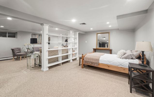 Bedroom, Interior, Recessed Lighting