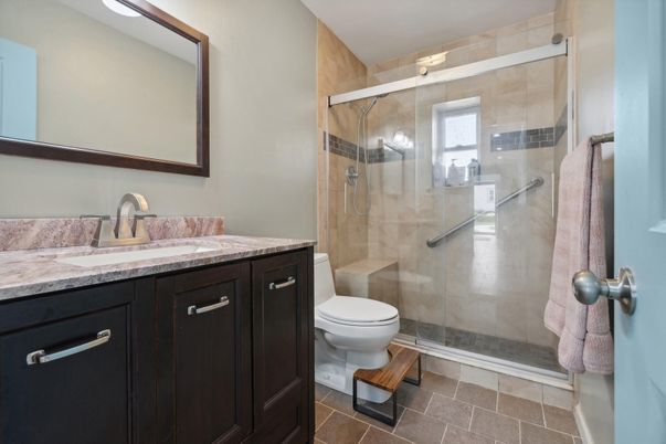 Bathroom, Glass Shower, Interior