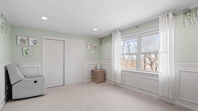 Empty room, Interior, Recessed Lighting
