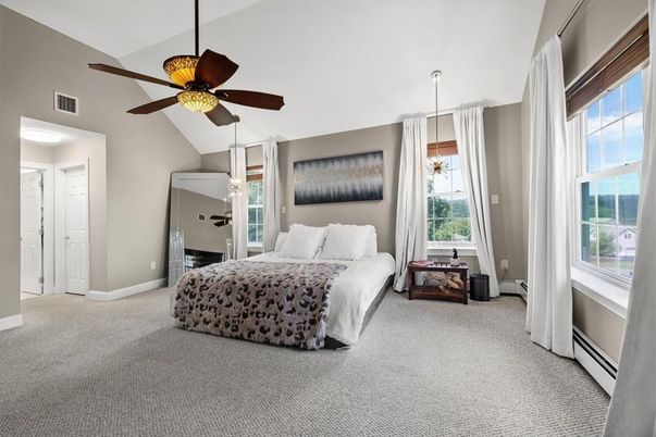 Bedroom, Interior, Pendant Lights