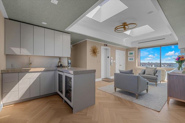 Interior, Kitchen, Living room, Wood Texture Flooring