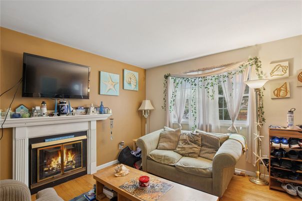 Fireplace, Interior, Living room, Wood Texture Flooring